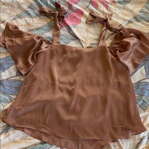 Soprano Shimmering Nude Top